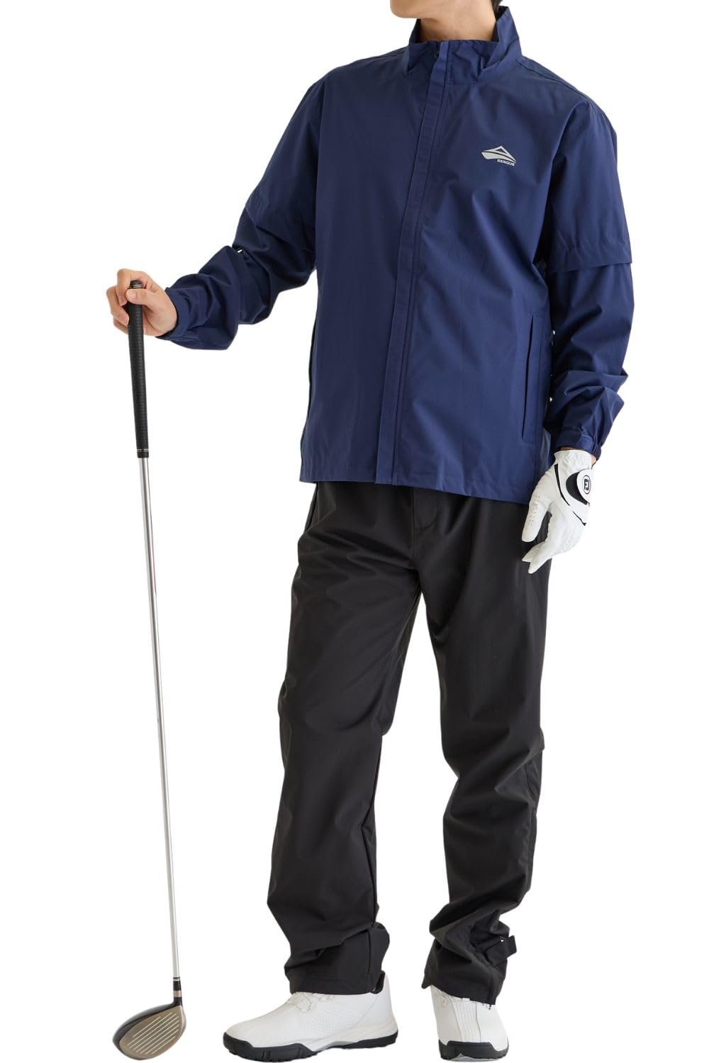 Amazon | [ベンケ] 【ゴルフ専用雨具】 レインウェア 上下 メンズ